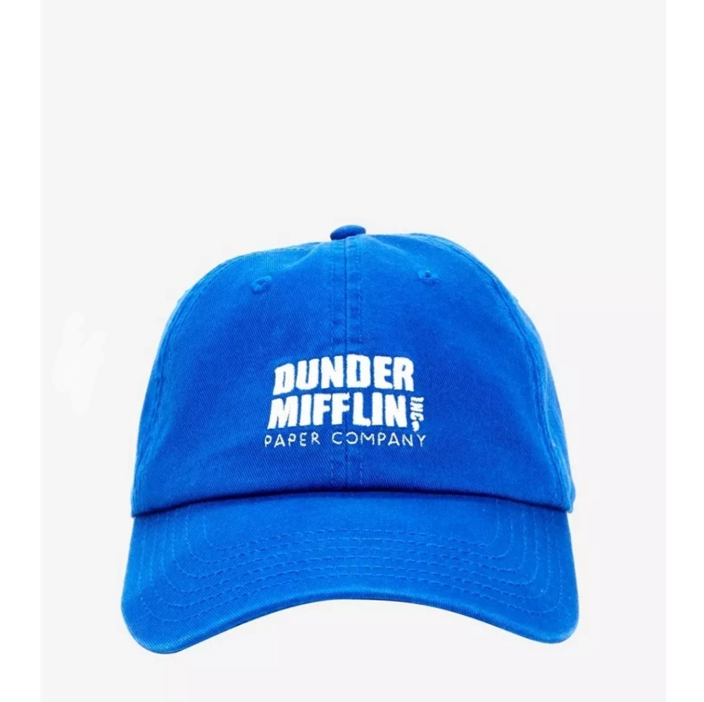 The Office Dunder Mifflin Inc Blue Hat Cap Adjustable TV Show Fan New With Tags